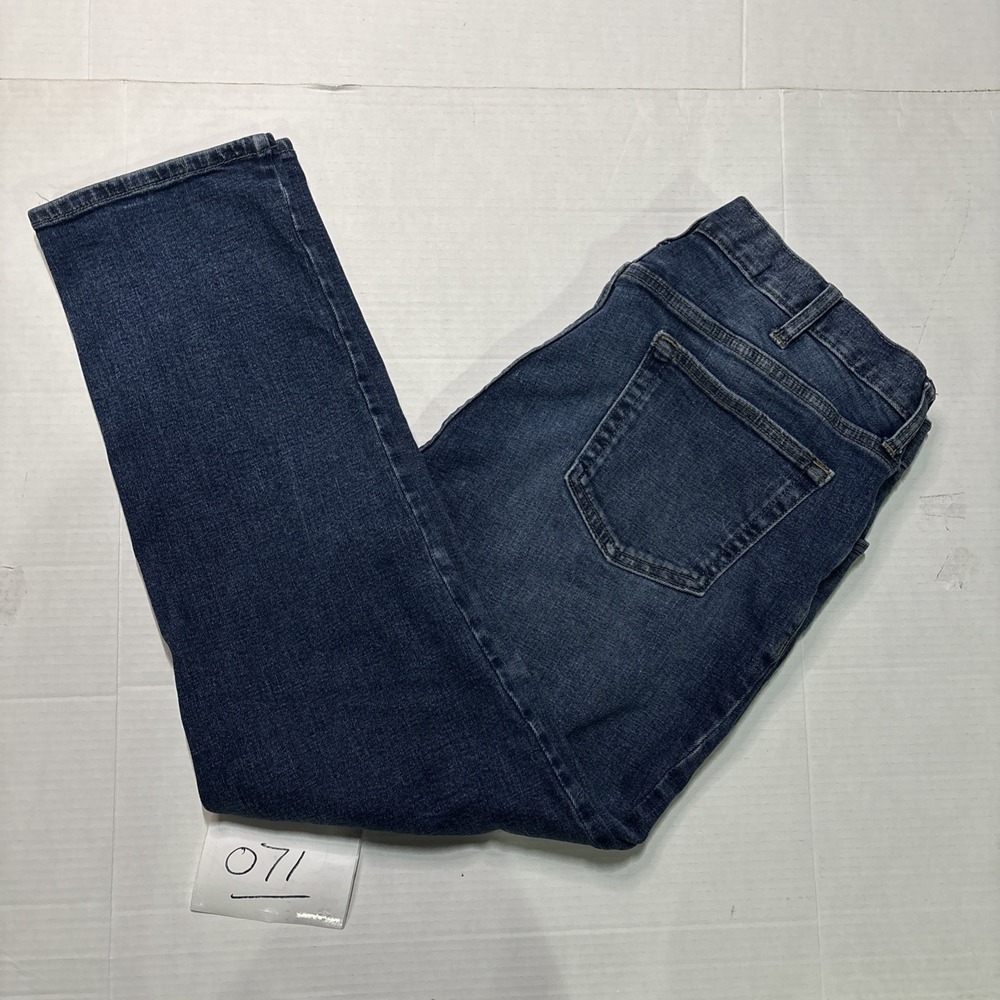 Old Navy Skinny Ajuste Jeans Men's 40x30 Blue Stretch Denim Pants Medium Wash